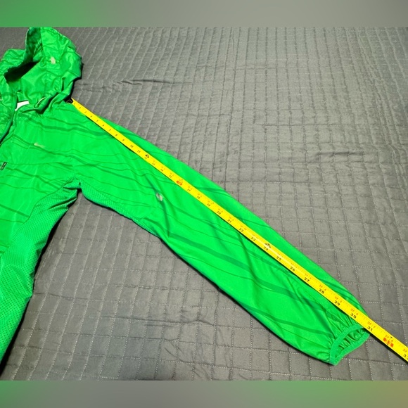 Nike Fit Storm Hooded Fleece Women Green Jacket - Picture 8 of 9